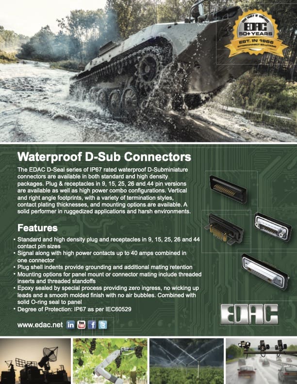 EDAC-Waterproof-Standard-D-sub-_-Power-Combo-D-sub-DB9-DB15-DB25-Connectors-English-Handout