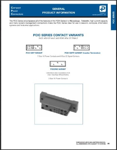 Positronic Compact Power PCIC Brochure