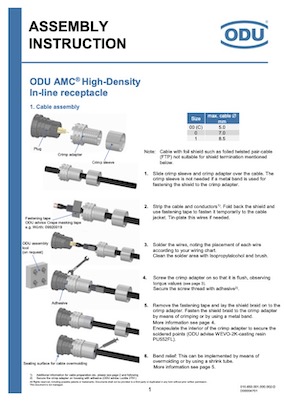 odu-amc-hd-in-line-receptacle-assembly-instruction-en
