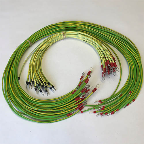 Earth wire cable assemblies